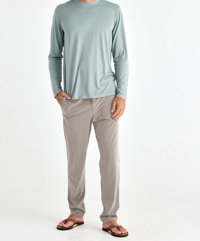 Free Fly Apparel Men's Breeze Pant - Cement