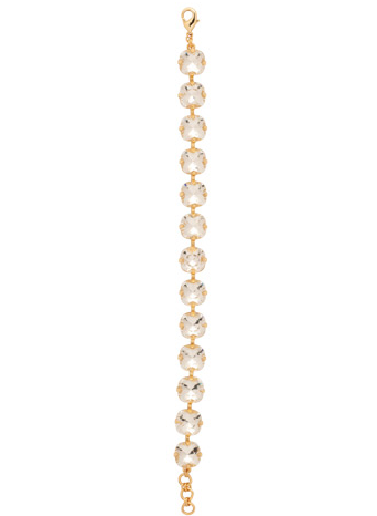 Sorrelli Halcyon Tennis Bracelet - Bright Gold Crystal