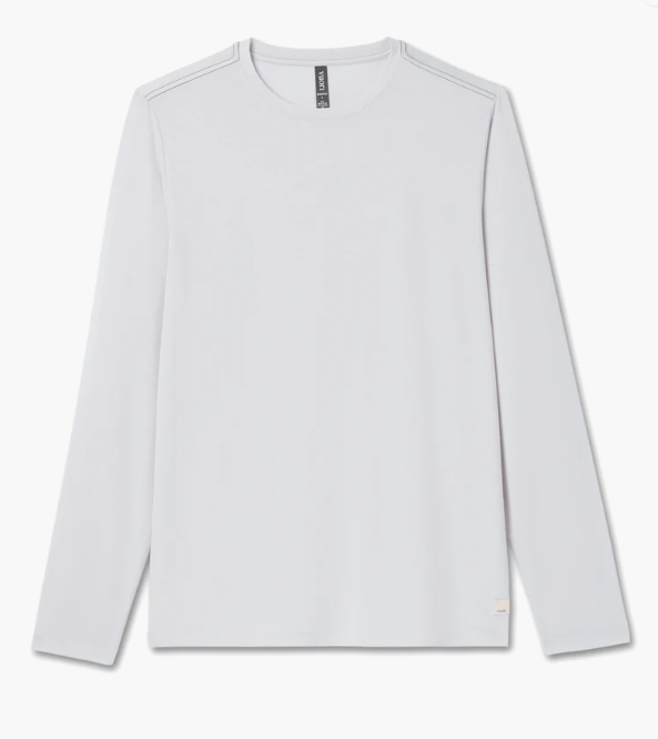 Vuori L/S Strato Tech Tee - White