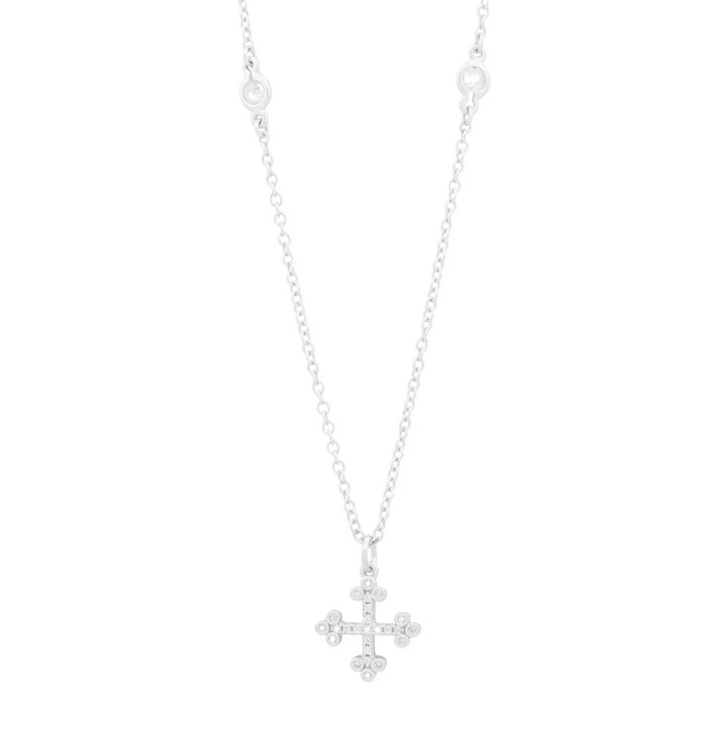 Freida Rothman Cross Necklace - Silver