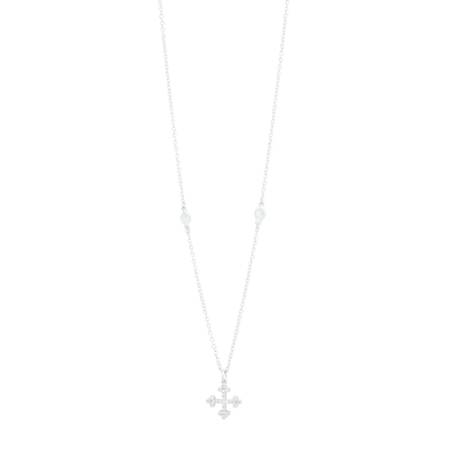 Freida Rothman Cross Necklace - Silver