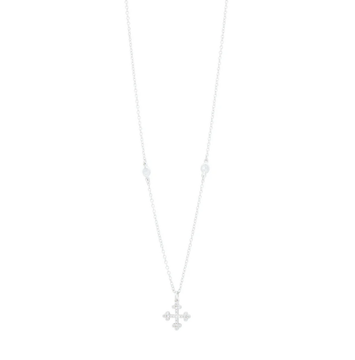 Freida Rothman Cross Necklace - Silver