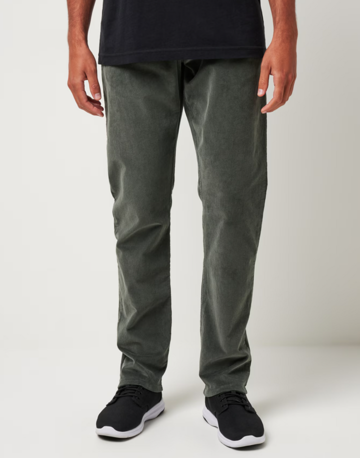 Travis Mathew Start the Journey Corduroy Pant - Dark Olive