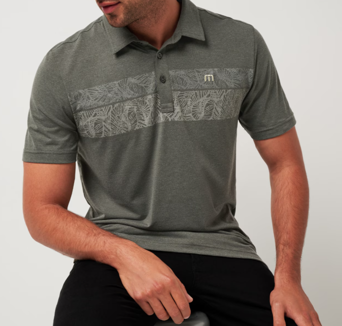 Travis Mathew Forest Canyon Polo - Dark Olive