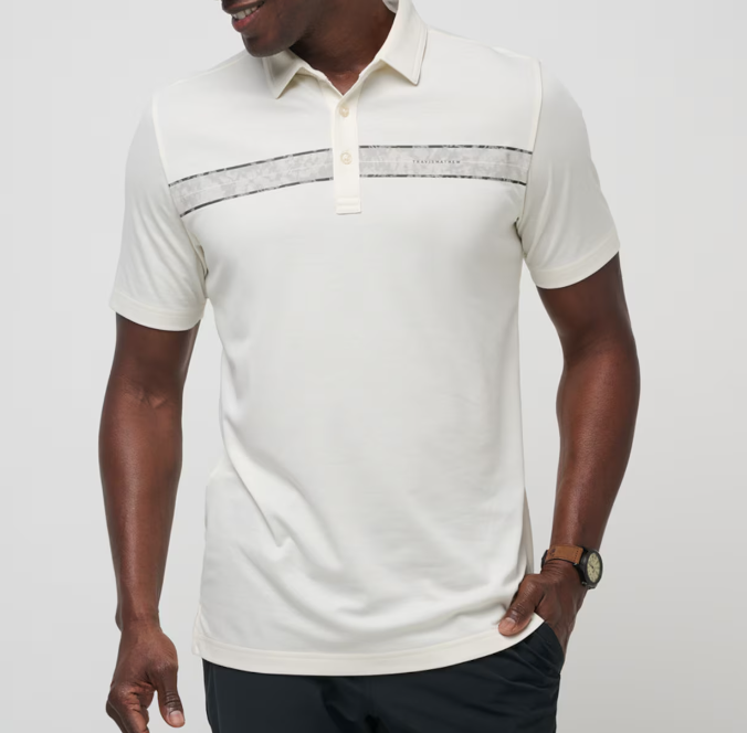 Travis Mathew Kayak Cruise Polo - Vanilla Ice