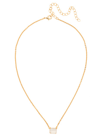 Sorrelli Octavia Single Pendant Necklace - Bright Gold Icicle