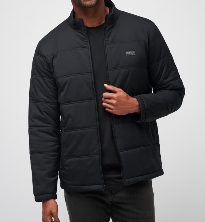 Travis Mathew Palisades Puffer Jacket - Black