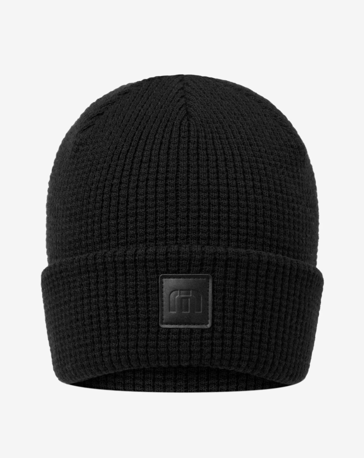 Travis Mathew Cloud Waffle Beanie - Black