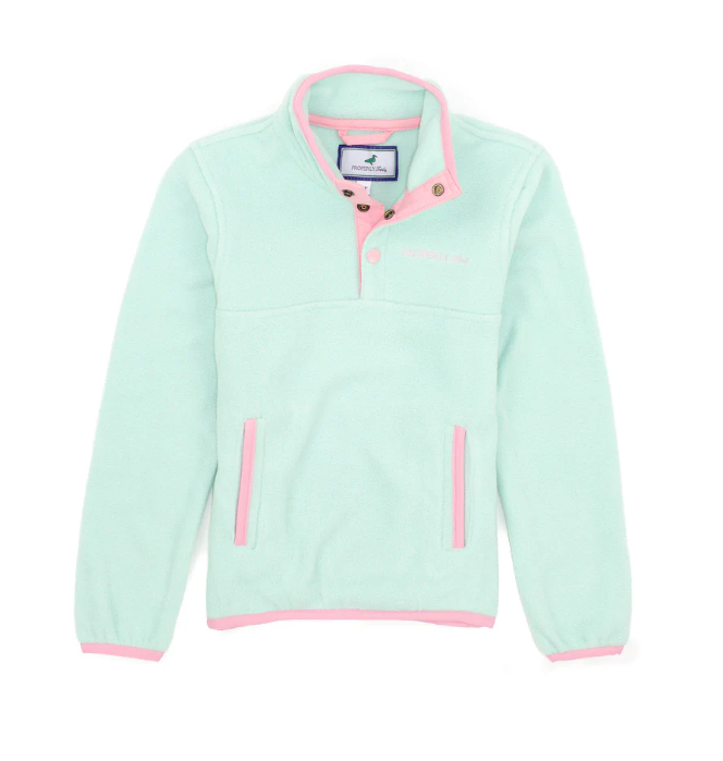 Kids Properly TIed Luna Pullover - Beach Glass