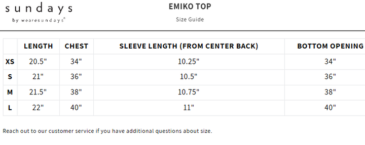 Sundays Emiko Top - Coconut Milk