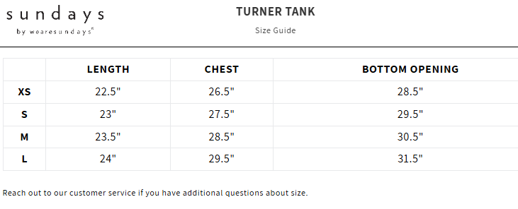 Sundays Turner Tank - White