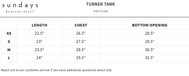 Sundays Turner Tank - White