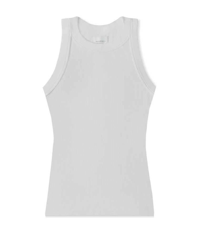 Sundays Turner Tank - White