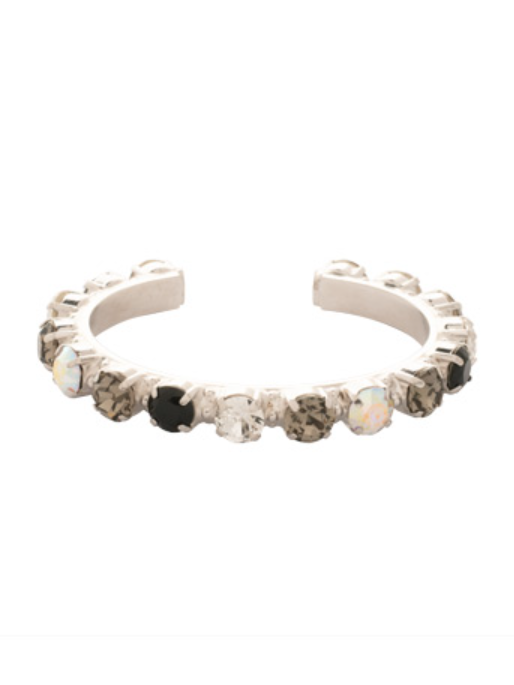 Sorrelli Riveting Romance Cuff Bracelet - Palladium Evening Moon