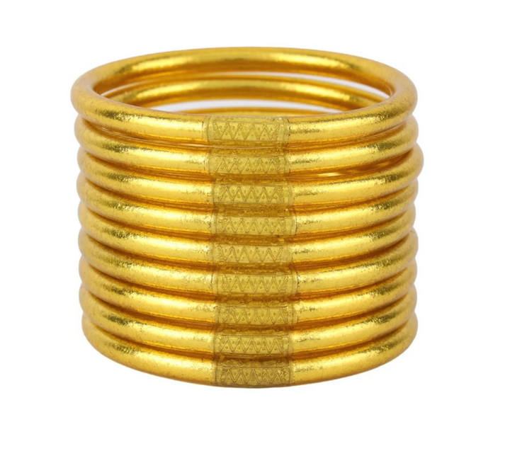 BuDhaGirl All Weather Bangles - Gold - Gabrielle's Biloxi