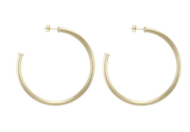 Sheila Fajl Everybody's Favorite Hoops - Brushed Gold