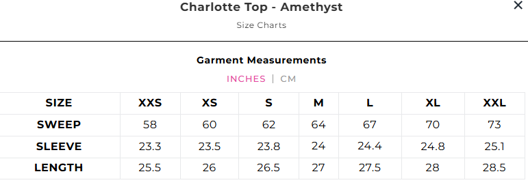 Emily McCarthy Charlotte Top - Amethyst