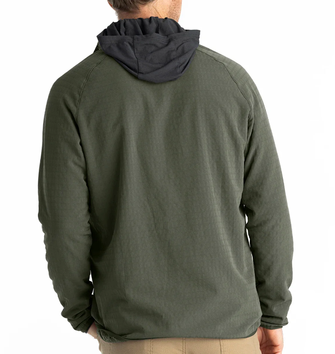 Free Fly Gridback Fleece Jacket - Dark Olive