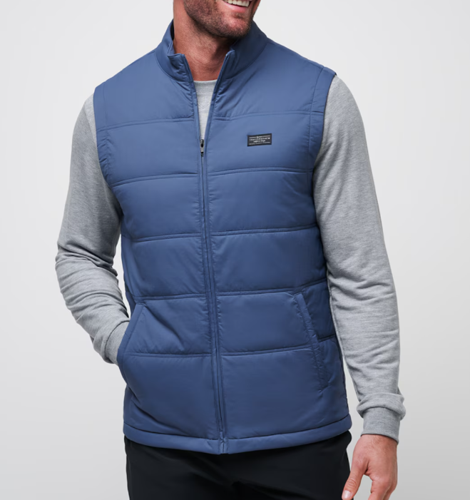 Travis Mathew Palisades Puffer Vest - Navy