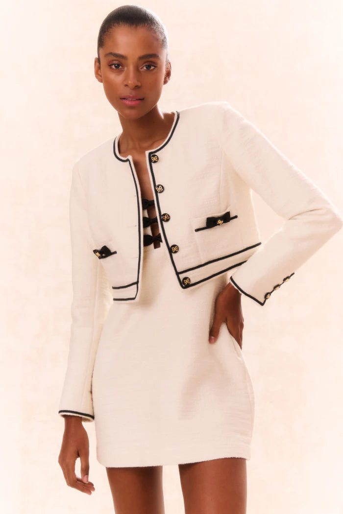 Love Shack Fancy Talika Jacket - Cream