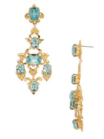 Sorrelli Chandelier Earrings - Aquamarine - Gabrielle's Biloxi