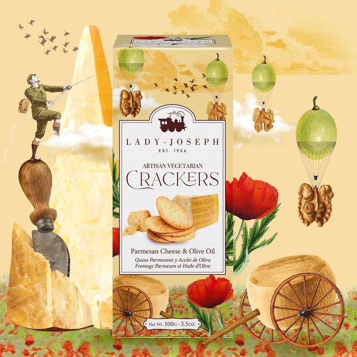 Parmesan and Olive Oil Crackers