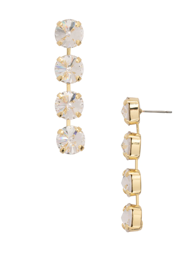 Sorrelli Mara Statement Earrings - Crystal - Gabrielle's Biloxi