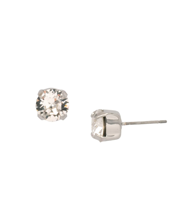 Sorrelli Simple Stud Earrings - Crystal - Gabrielle's Biloxi