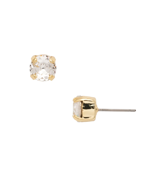 Sorrelli Simple Stud Earrings - Crystal - Gabrielle's Biloxi