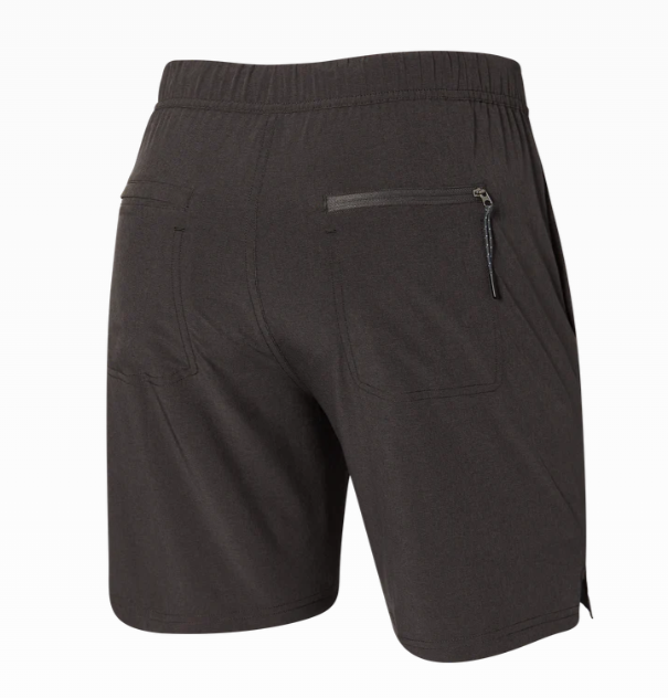 SAXX 2N1 Short 7" - Faded Black Heather - Gabrielle's Biloxi