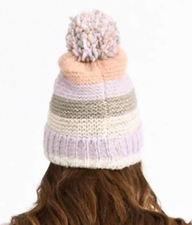 Molly Bracken Knitted Hat - Pink - Gabrielle's Biloxi