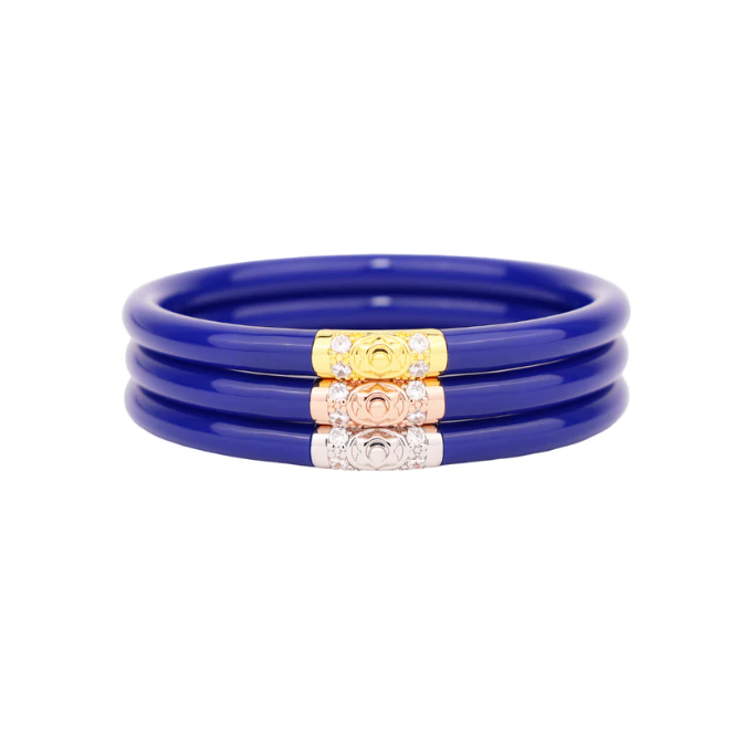 BuDhaGirl Three Kings Bangles Medium - Lapis - Gabrielle's Biloxi