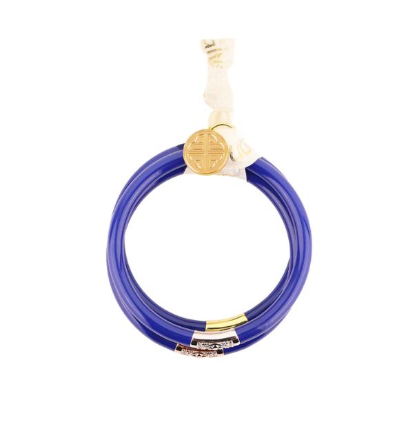 BuDhaGirl Three Kings Bangles Medium - Lapis - Gabrielle's Biloxi