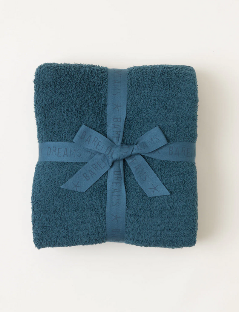 Barefoot Dreams Cozychic Throw - Midnight Teal