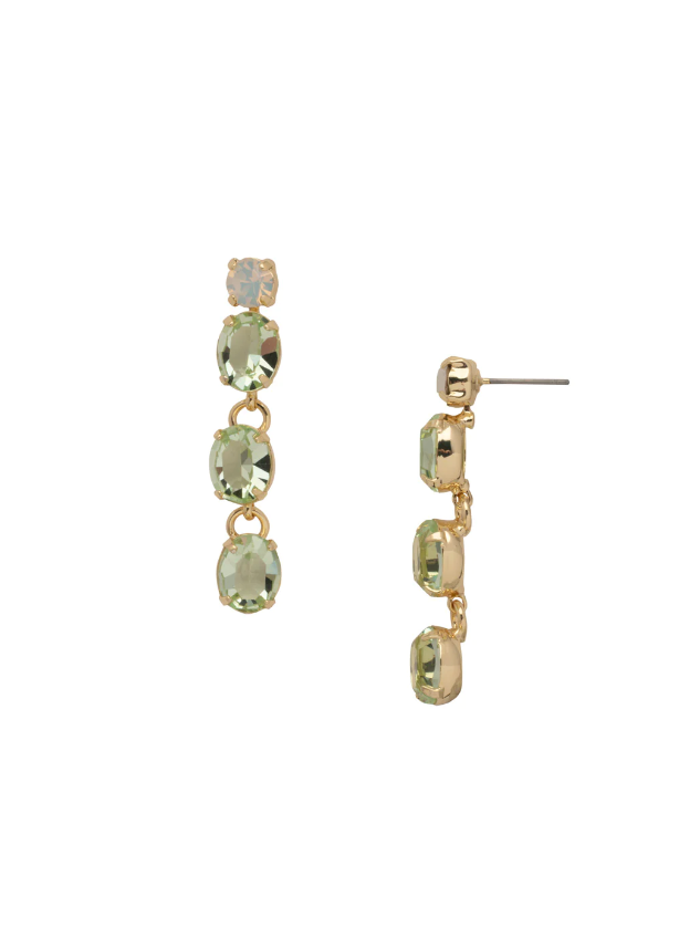 Sorrelli Connie Dangle Earrings - Sage Green - Gabrielle's Biloxi