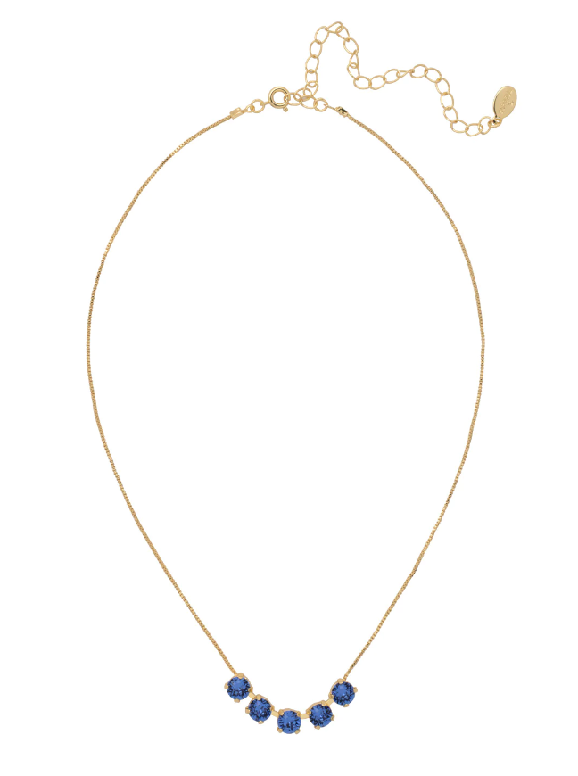 Sorrelli Shaughna Tennis Necklace - Sapphire - Gabrielle's Biloxi