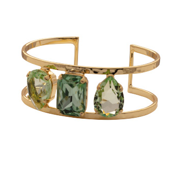 Sorrelli Andi Repeating Cuff Bracelet - Sage Green - Gabrielle's Biloxi