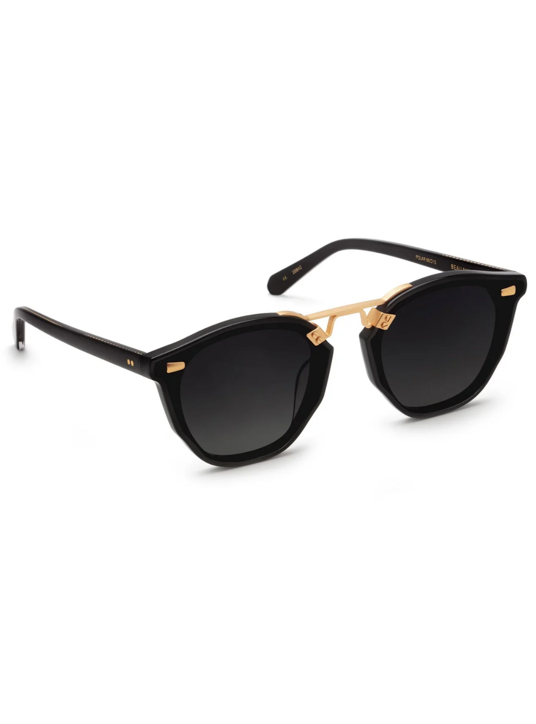 KREWE Beau Nylon Black + Shadow 24K Polarized - Gabrielle's Biloxi