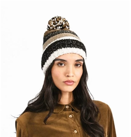 Molly Bracken Knitted Hat - Khaki - Gabrielle's Biloxi