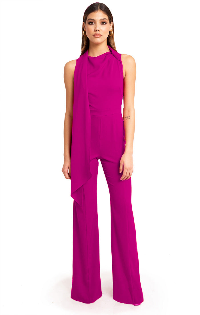 Black Halo Enola Jumpsuit - Berry Plum - Gabrielle's Biloxi