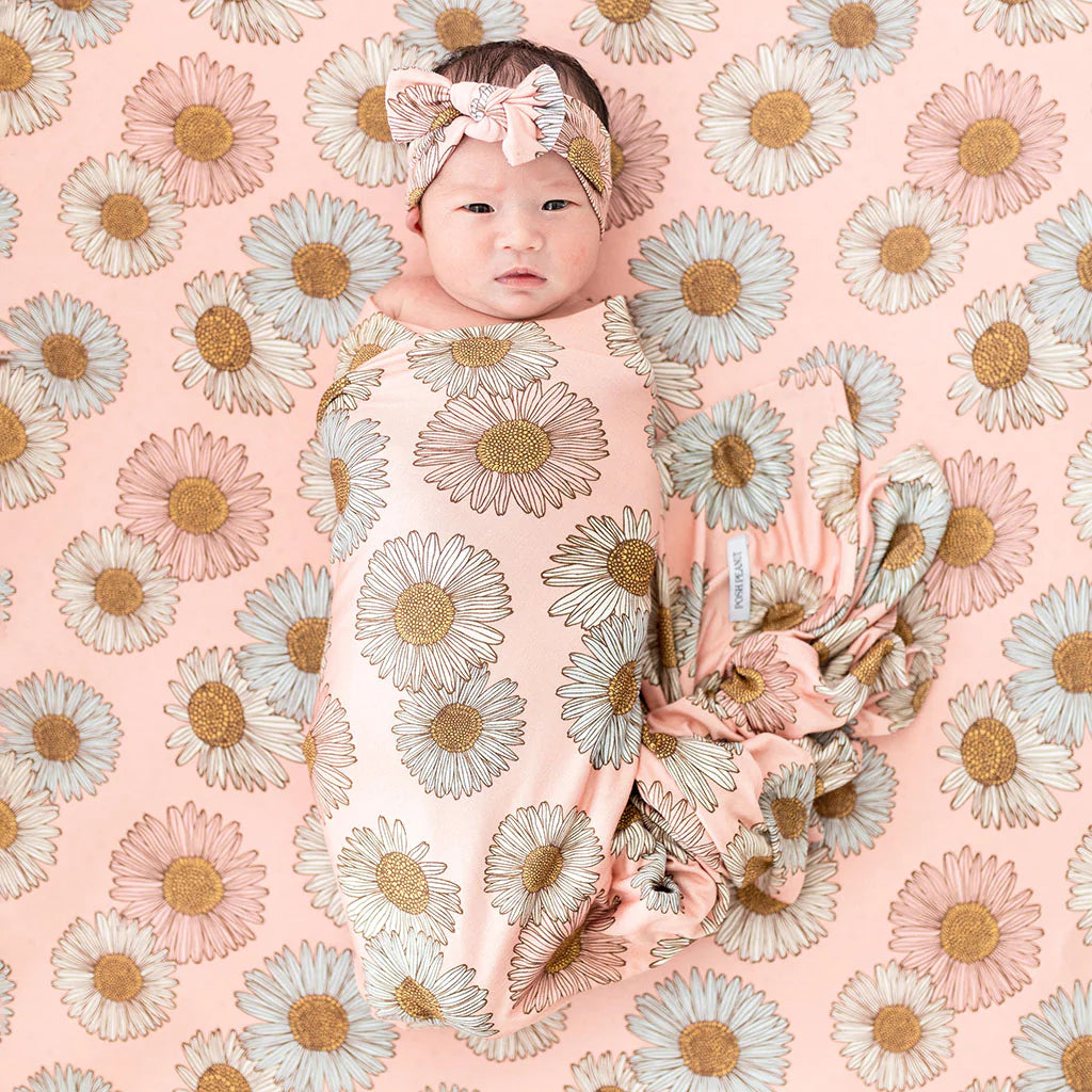 Posh Peanut store Emilia Swaddle and Headwrap Set