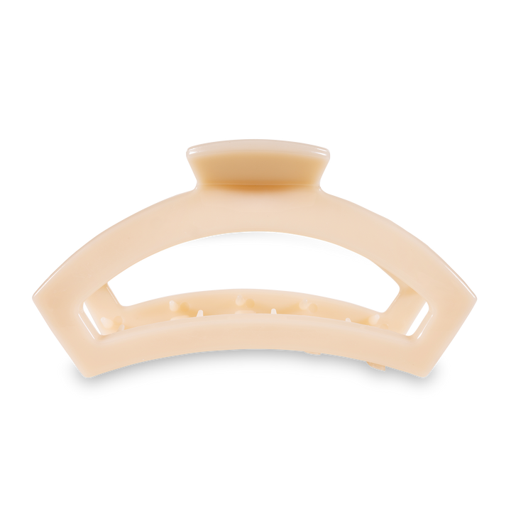 Open Almond Beige Large Hair Clip - Gabrielle's Biloxi