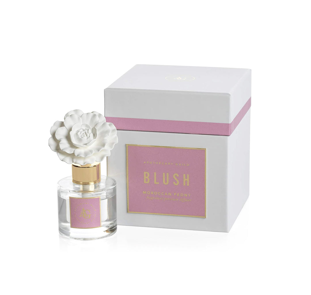 Blush Porcelain Diffuser - Moroccan Peony - Gabrielle's Biloxi