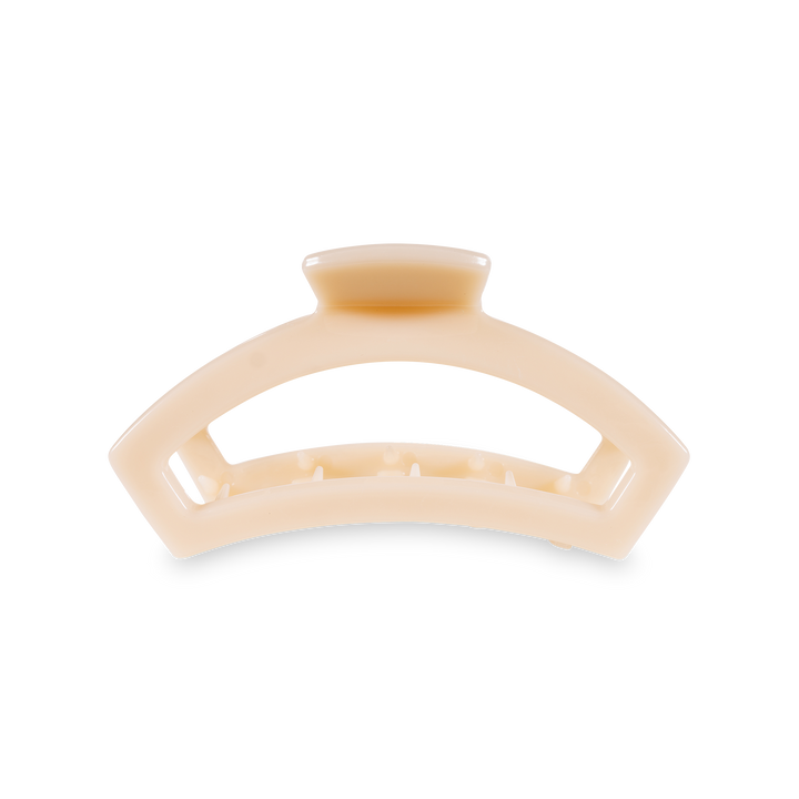 Open Almond Beige Medium Hair Clip - Gabrielle's Biloxi