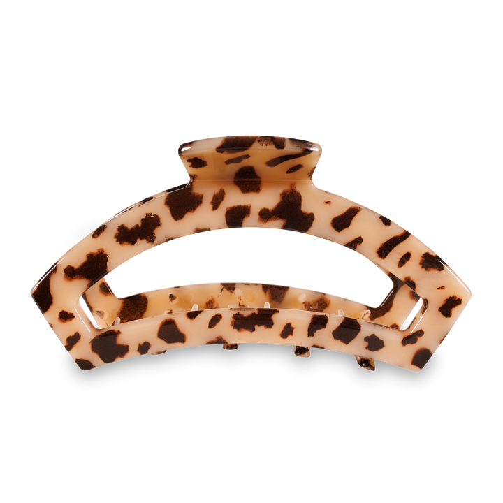 Open Blonde Tortoise Large Hair Clip - Gabrielle's Biloxi