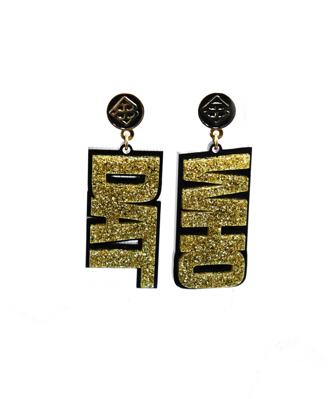 Team RLN - Who Dat Earrings - Gabrielle's Biloxi