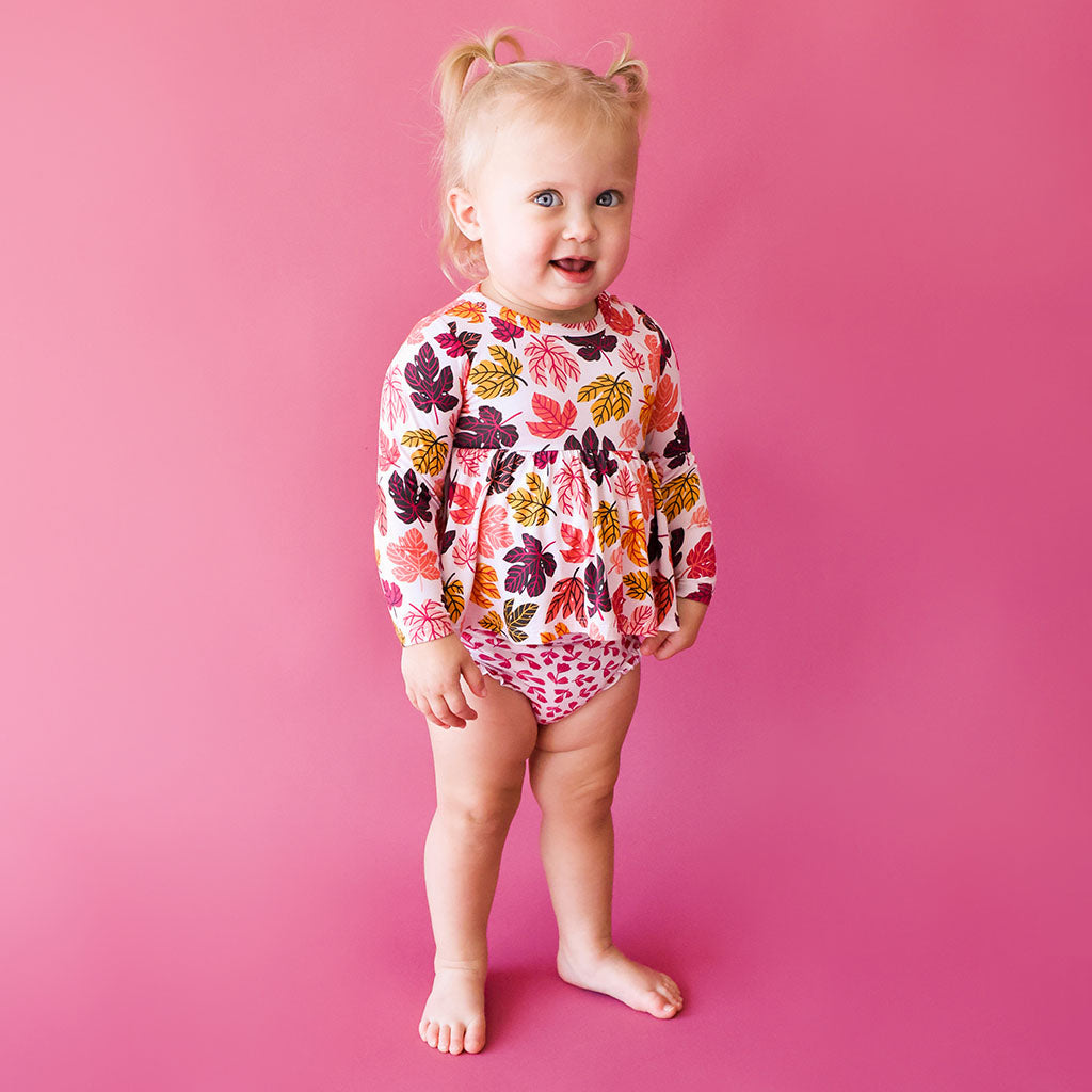 Posh Peanut peplum buy bloomer set