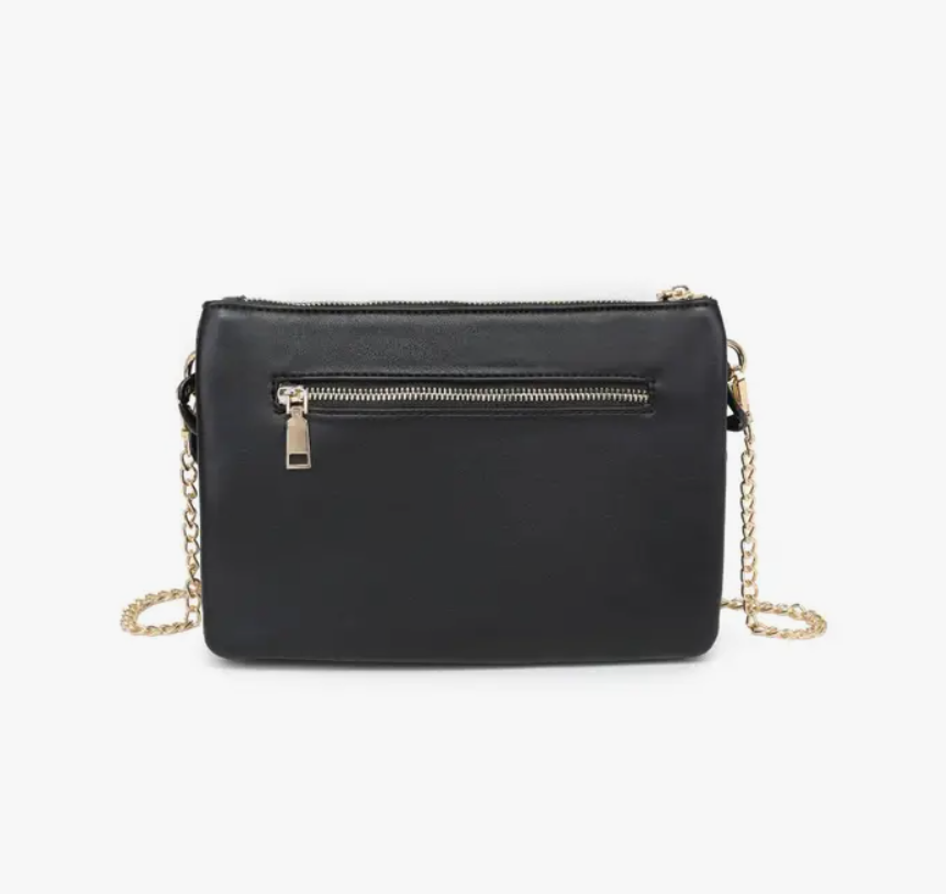 Tempie Crossbody - Black - Gabrielle's Biloxi