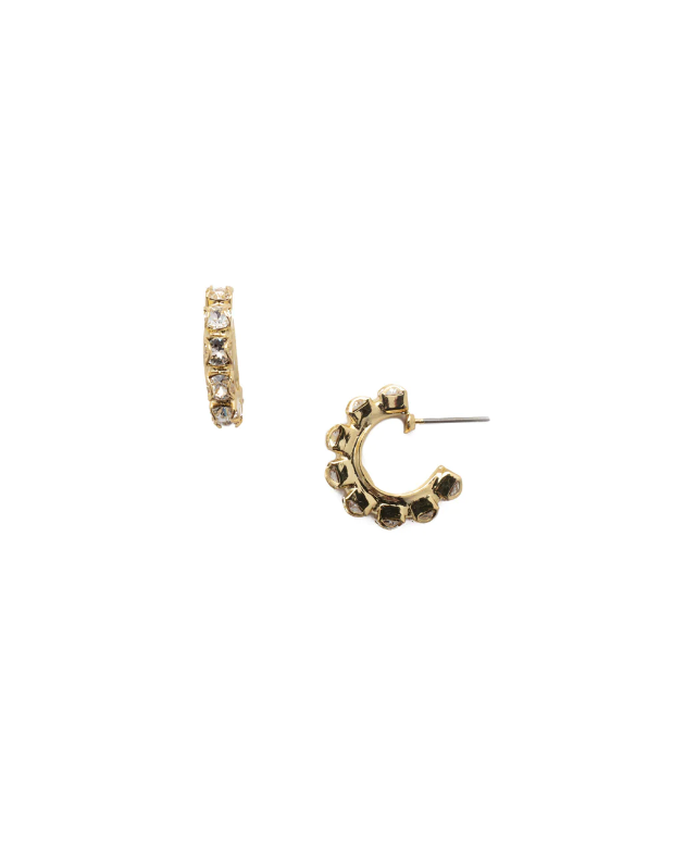 Sorrelli Marnie Hoop Earring Bright Gold Crystal - Gabrielle's Biloxi