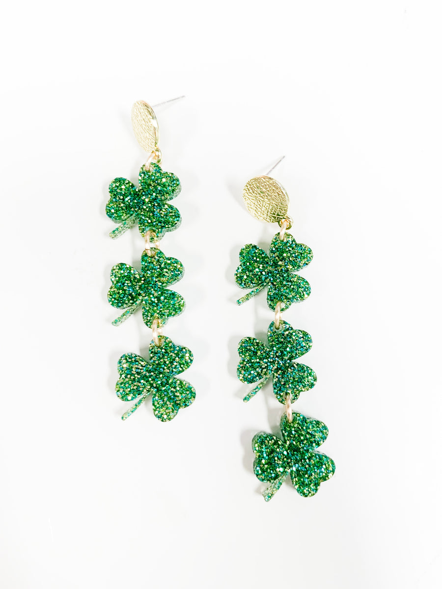 Triple Shammy Drop Earrings - Gabrielle's Biloxi